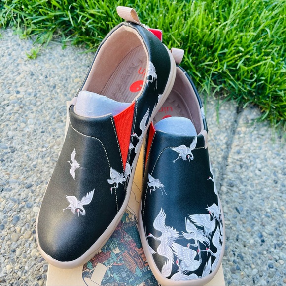 NWT UIN Women’s Comfortable Shoes PU/Crane In Dark/US8.5 - Picture 7 of 10